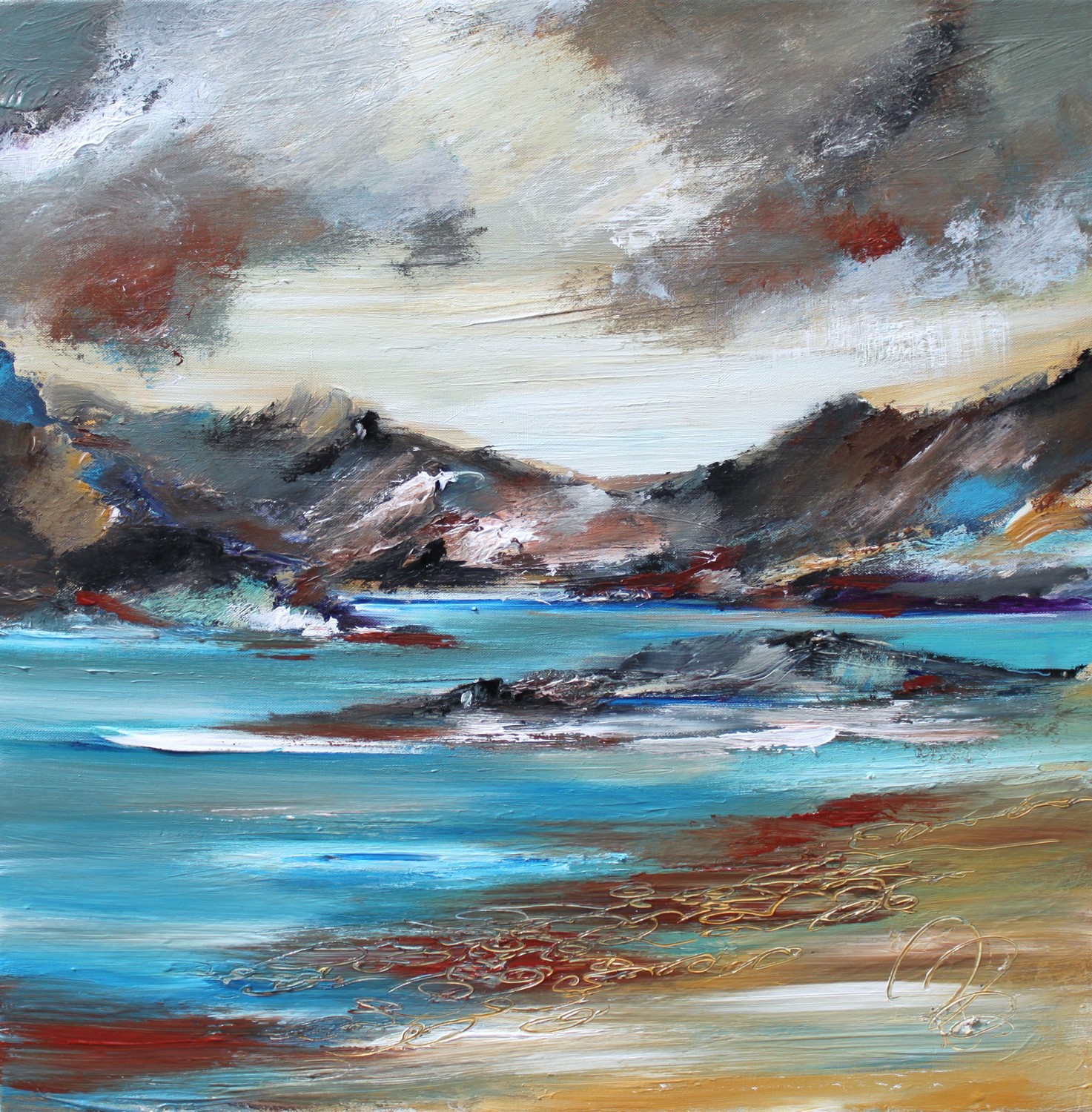 'Kelp Inlet ' by artist Rosanne Barr
